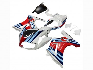 Migliori Carena Moto Suzuki SV650 2003-2013 - Bianco Rosso Blu Martini