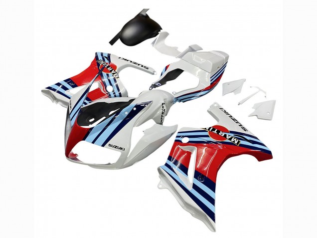 Migliori Carena Moto Suzuki SV650 2003-2013 - Bianco Rosso Blu Martini