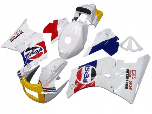 Migliori Carena Moto Suzuki RG400 RG500 RG400/500 1984-1987 - Bianco Rosso Blu Giallo Motul Michelin Pepsi