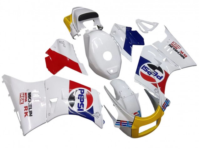 Migliori Carena Moto Suzuki RG400 RG500 RG400/500 1984-1987 - Bianco Rosso Blu Giallo Motul Michelin Pepsi