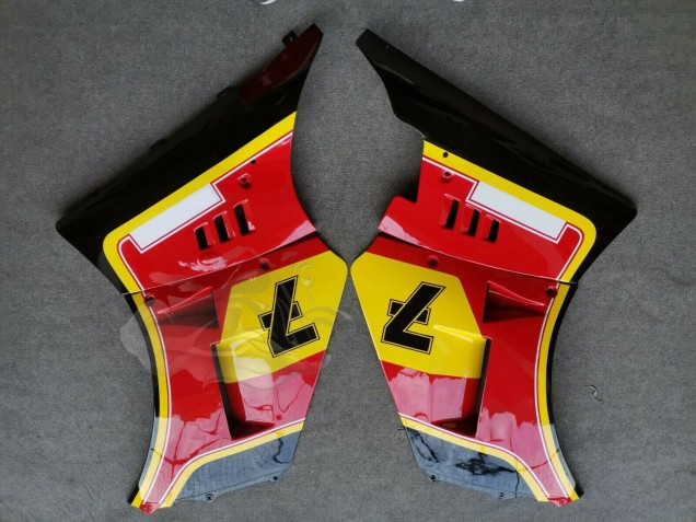 Migliori Carena Moto Suzuki RG400 RG500 RG400/500 1984-1987 - Rosso Giallo Nero 7