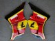 Migliori Carena Moto Suzuki RG400 RG500 RG400/500 1984-1987 - Rosso Giallo Nero 7
