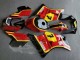 Migliori Carena Moto Suzuki RG400 RG500 RG400/500 1984-1987 - Rosso Giallo Nero 7