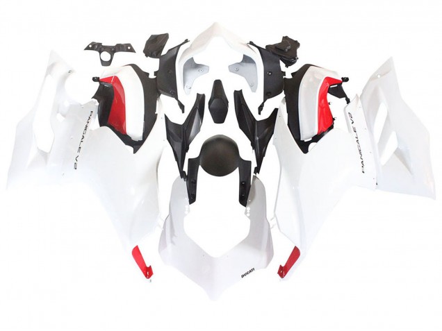 Migliori Carena Moto Ducati Panigale V2 2020-2024 - Bianco Rosso Nero Opaco