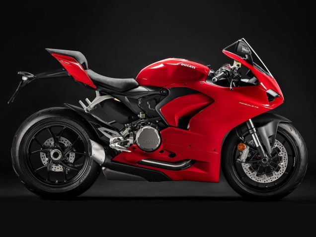 Migliori Carena Moto Ducati Panigale V2 2020-2024 - Rosso Nero Opaco