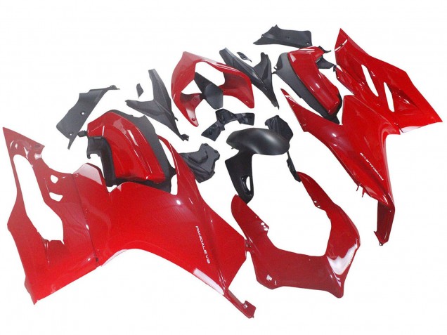 Migliori Carena Moto Ducati Panigale V2 2020-2024 - Rosso Nero Opaco