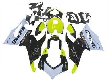 Migliori Carena Moto Ducati Panigale V2 2020-2024 - Bianco Verde Lime Nero Lucido Stein Dinse VR 46