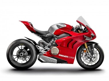 Migliori Carena Moto Ducati Panigale V4 V4S 2020-2021 - Argento Rosso