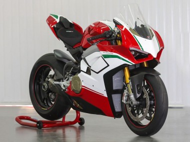 Migliori Carena Moto Ducati Panigale V4 V4S 2018-2019 - Bianco Rosso Verde Nero Lucido