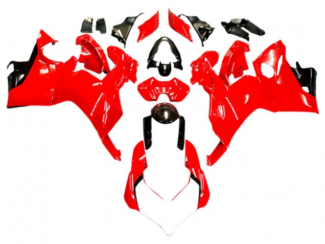 Migliori Carena Moto Ducati Panigale V4 V4S 2018-2019 - Bianco Rosso Nero Lucido