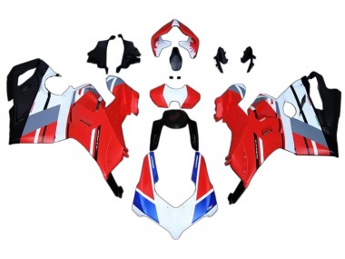 Migliori Carena Moto Ducati Panigale V4 V4S 2020-2021 - Bianco Blu Rosso Nero Lucido