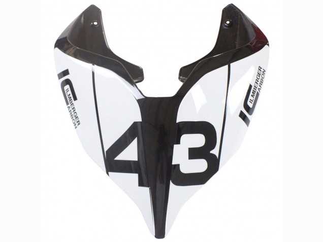 Migliori Carena Moto Ducati Panigale V4 V4S 2020-2021 - Giallo Bianco Nero Lucido