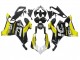 Migliori Carena Moto Ducati Panigale V4 V4S 2020-2021 - Giallo Bianco Nero Lucido