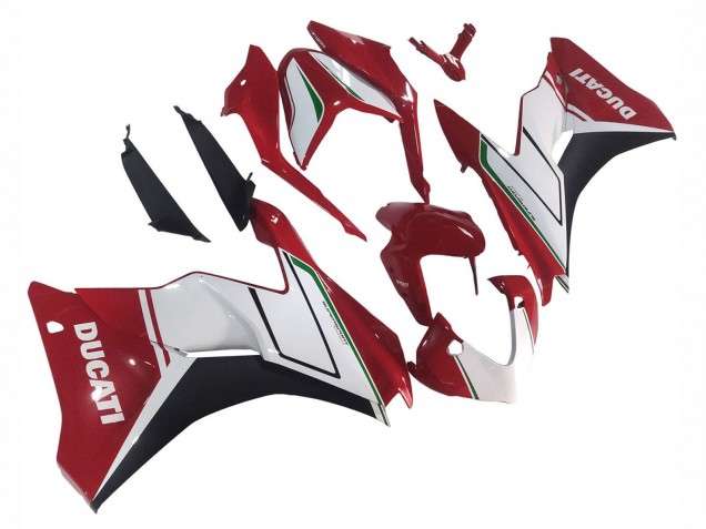 Migliori Carena Moto Ducati Supersport 939/939S 2017-2022 - Bianco Rosso Nero Verde