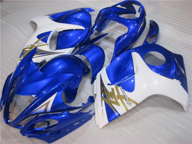 Migliori Carena Moto Suzuki GSXR 1300 Hayabusa 2008-2020 - Bianco Blu