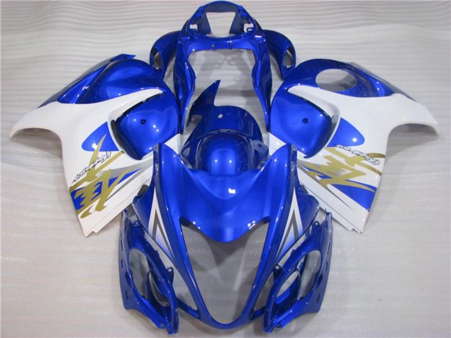 Migliori Carena Moto Suzuki GSXR 1300 Hayabusa 2008-2020 - Bianco Blu