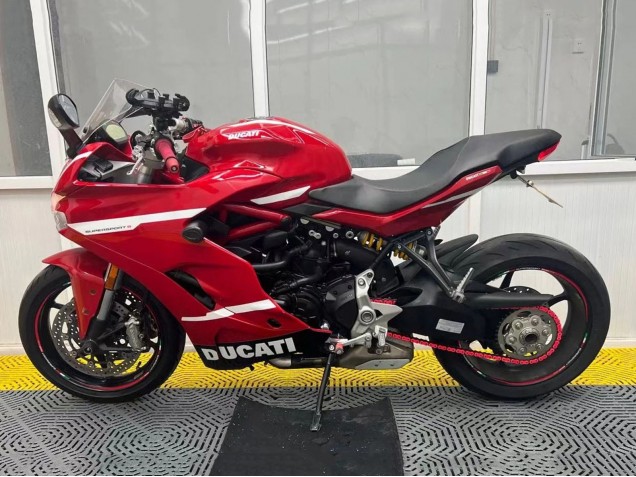 Migliori Carena Moto Ducati Supersport 939/939S 2017-2022 - Rosso Bianco Nero