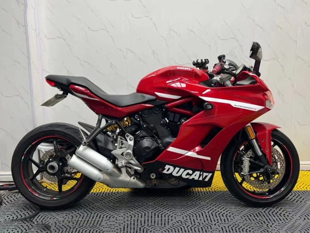 Migliori Carena Moto Ducati Supersport 939/939S 2017-2022 - Rosso Bianco Nero