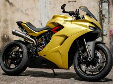 Migliori Carena Moto Ducati Supersport 939/939S 2017-2022 - Giallo