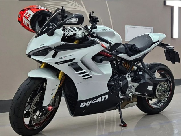 Migliori Carena Moto Ducati 2021-2024 Ducati Supersport 950/950S 2021-2024 - Bianco Nero