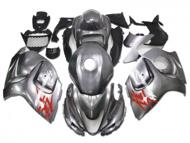 Migliori Carena Moto Suzuki GSXR 1300 Hayabusa 2008-2020 - Argento