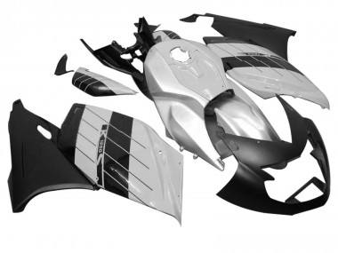Migliori Carena Moto BMW K1200S 2005-2010 - Argento Nero Opaco