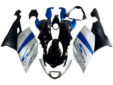 Migliori Kit Carena Moto ABS BMW K1200S 2005-2010 - Argento Blu Nero