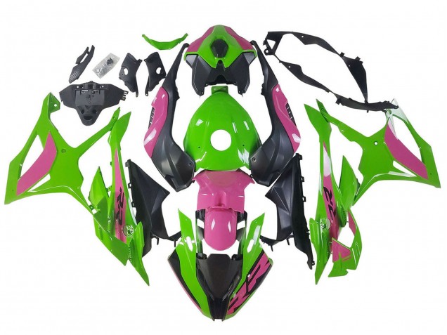 Migliori Carena Moto BMW S1000RR 2023-2024 - Rosa Verde Nero