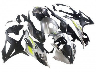 Migliori Carena Moto BMW S1000RR 2023-2024 - Argento Nero Opaco Verde Lime