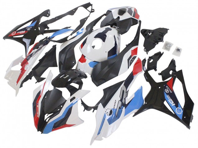 Migliori Carena Moto BMW S1000RR 2023-2024 - Bianco Blu Rosso Nero Opaco