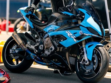 Migliori Carena Moto BMW S1000RR 2019-2022 - Blu Nero Fibra di Carbonio