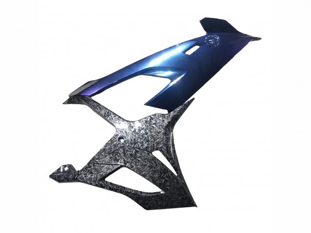 Migliori Carena Moto BMW S1000RR 2019-2022 - Pendenza Blu Viola Forgiato Fibra di Carbonio