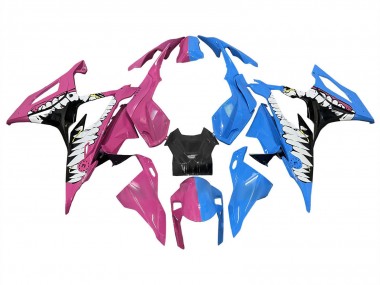 Migliori Carena Moto BMW S1000RR 2019-2022 - Rosa Profondo Blu Squalo