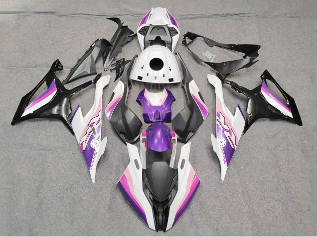 Migliori Carena Moto BMW S1000RR 2019-2022 - Rosa Viola Bianco