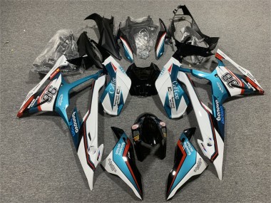 Migliori Carena Moto BMW S1000RR 2019-2022 - Blu Rosso Bianco Motul 98