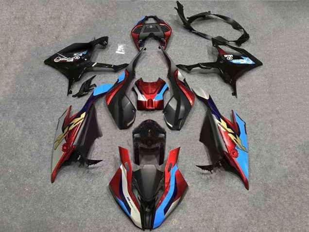 Migliori Kit Carena Moto BMW S1000RR 2019-2022 - Bianco Blu Rosso Nero