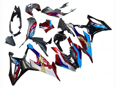 Migliori Carena Moto BMW S1000RR 2019-2022 - Bianco Blu Rosso Nero