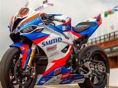 Migliori Carena Moto BMW S1000RR 2019-2022 - Bianco Blu Rosso Smiths