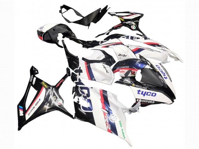 Migliori Carena Moto BMW S1000RR 2019-2022 - Bianco Nero Rosa Oxford