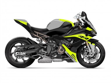 Migliori Carena Moto BMW S1000RR 2019-2022 - Nero Giallo Grigio