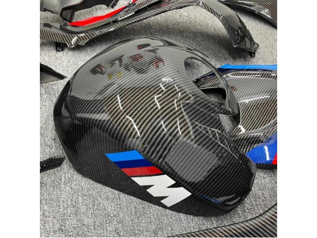Migliori Carena Moto BMW S1000RR 2019-2022 - Nero Blu Rosso Fibra di Carbonio