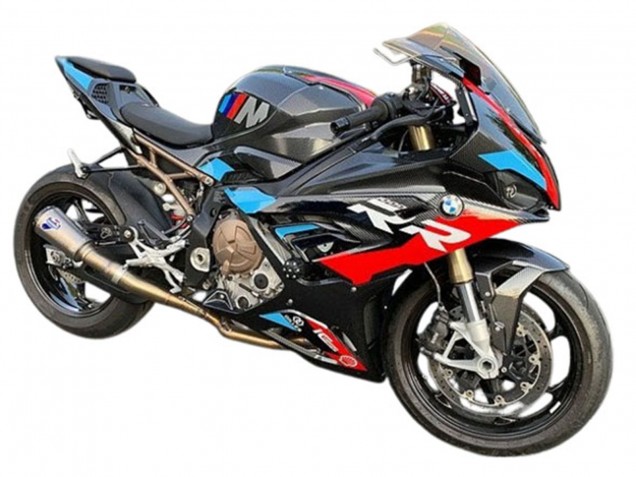 Migliori Carena Moto BMW S1000RR 2019-2022 - Nero Blu Rosso Fibra di Carbonio
