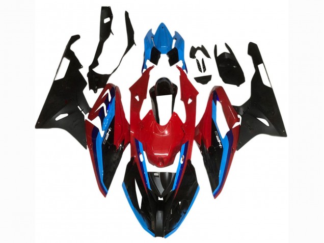 Migliori Carena Moto BMW S1000RR 2017-2018 - Blu Rosso Nero