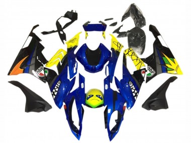 Migliori Carena Moto BMW S1000RR 2015-2016 - Giallo Blu Nero Squalo