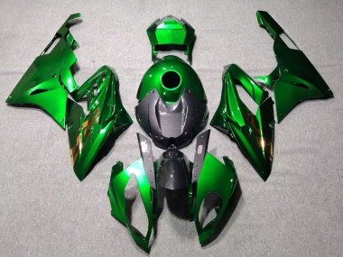 Migliori Carena Moto BMW S1000RR 2015-2016 - Verde Nero Fibra di Carbonio
