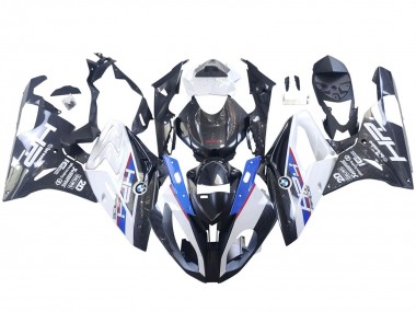 Migliori Carena Moto BMW S1000RR 2015-2016 - Bianco Blu Nero Fibra di Carbonio