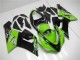 Migliori Carena Moto Kawasaki ZX6R 2005-2006 - Verde Nero Lucido Elf