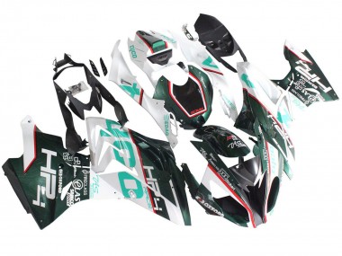 Migliori Carena Moto BMW S1000RR 2015-2016 - Bianco Verde Nero