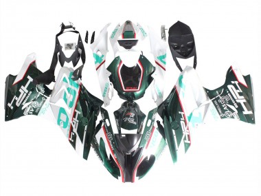 Migliori Carena Moto BMW S1000RR 2015-2016 - Bianco Verde Nero