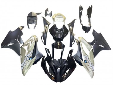 Migliori Carena Moto BMW S1000RR 2015-2016 - Argento Nero Lucido Nero Opaco
